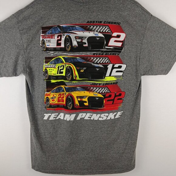 Team Penske Racing Men's Gray Size L. Austin Cendric Autograph - Picture 7 of 9